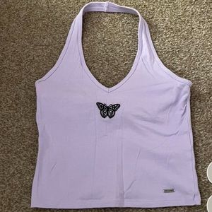 Butterfly halter top